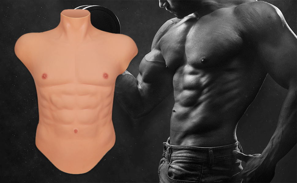 gskinart silicone fake muscle