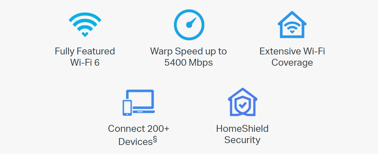 Archer AX73 AX5400 Dual-Band Gigabit Wi-Fi 6 Router