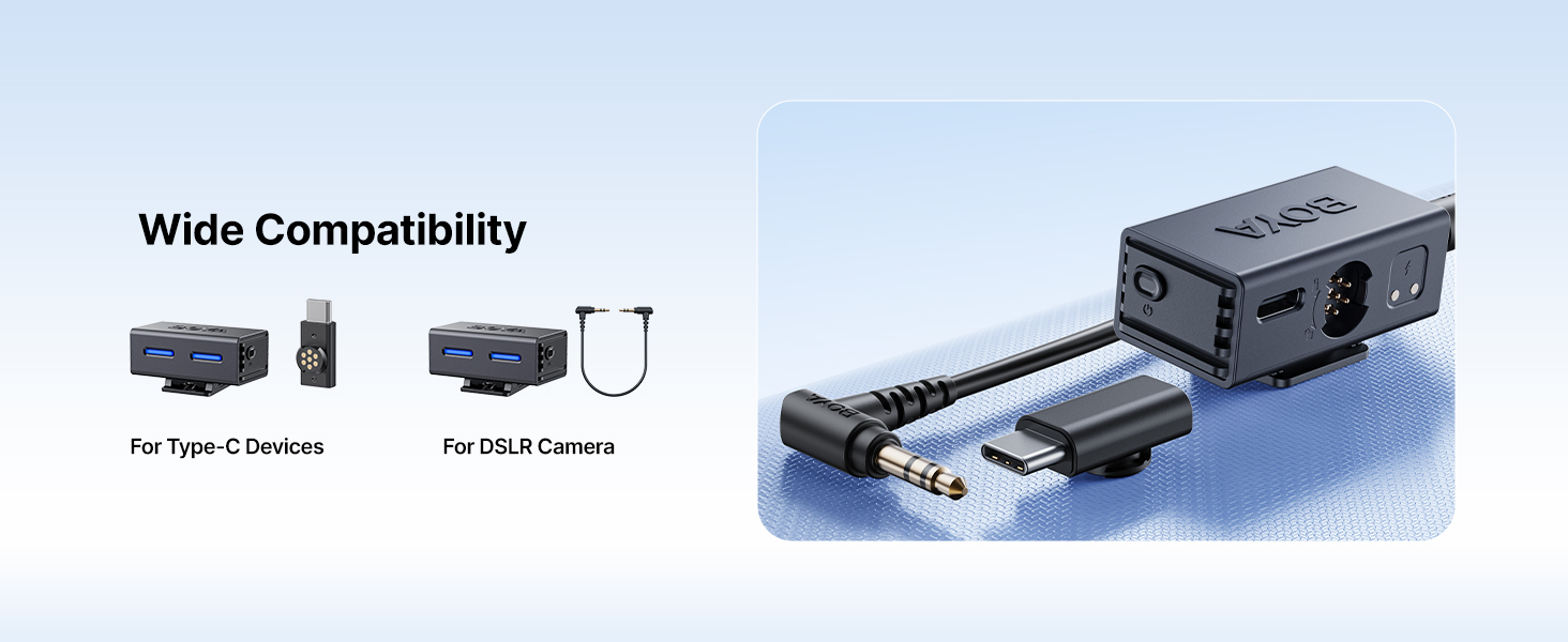 BOYA BOYALINK 3 (2TX + 1RX) 72 Micrófono inalámbrico