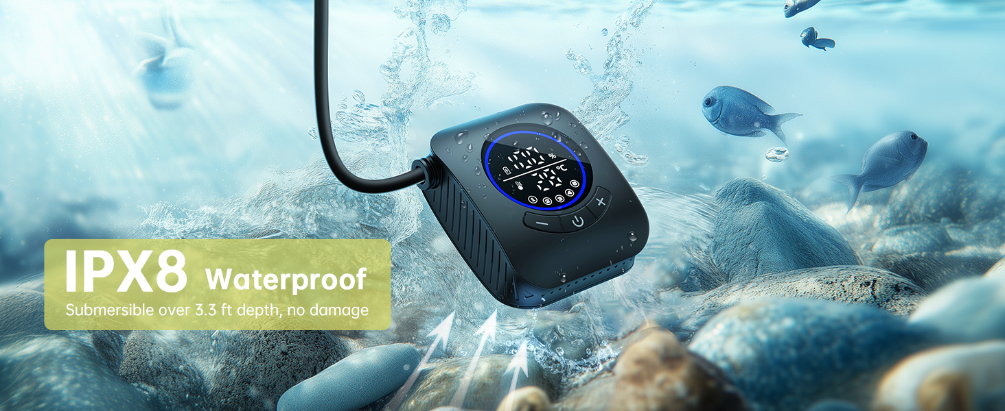 Portable Camping Shower Outdoor Shower Pump 6000mAh Rechargeable Electric Shower