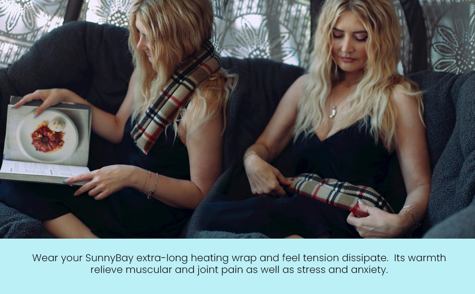 SunnyBay Microwavable Neck Heating Pad Moist Heat Wrap