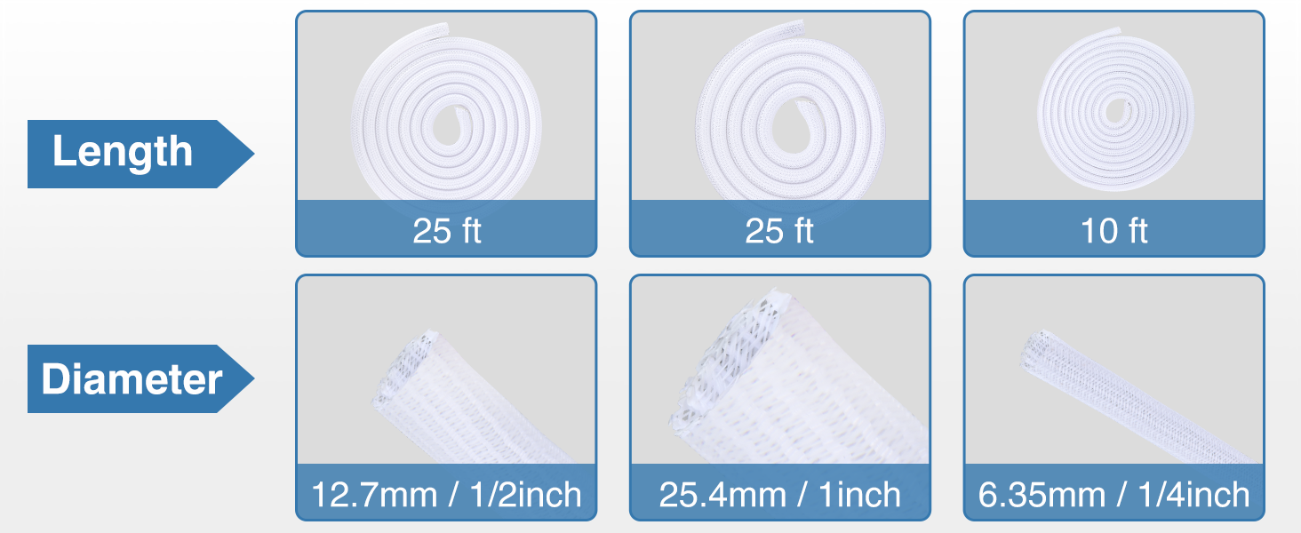 Cable Sleeve Wire Loom Wire Protector Organizer