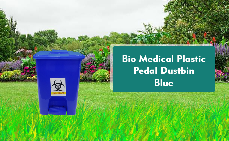 mofna Bio Medical Dustbin, Plastic Pedal Dustbin, Trash Can, Medical