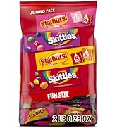 Wrigley's Assorted Candy Variety Pack, SKITTLES Original, SKITTLES Wild Berry & STARBURST Origina...