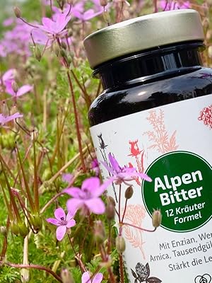 Dose AlpenBitter in Wiese