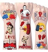Yoyuspy Boxing Temporary Tattoos Stickers - 200+ Boxing Party Tattoos Favors Gifts Decorations Bo...