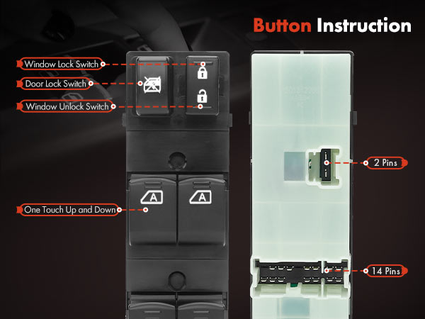 Amazon.com: A-Premium Master Power Window Switch Compatible