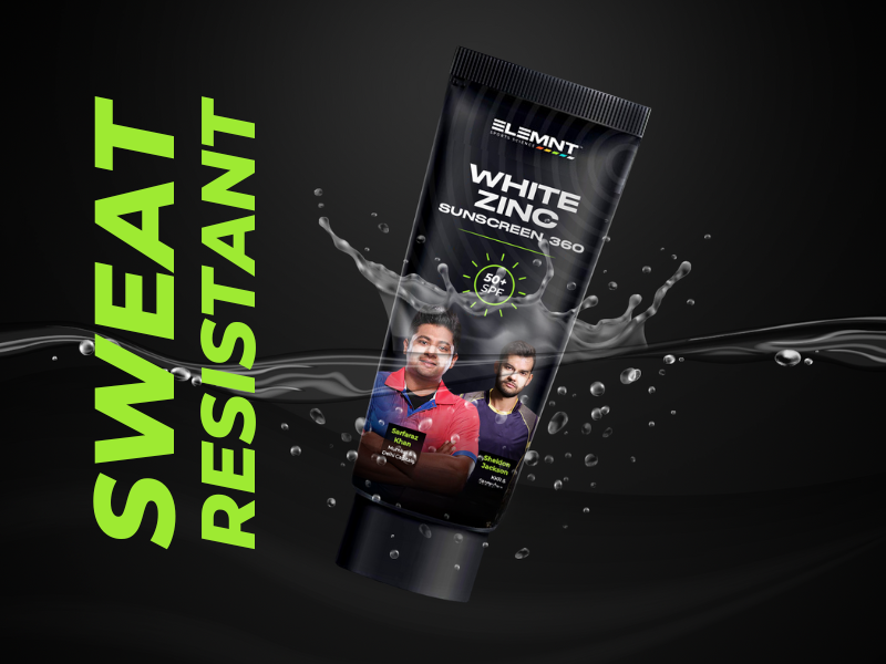 Elemnt White Zinc Sunscreen 360 Limited Gujarat Titans Edition
