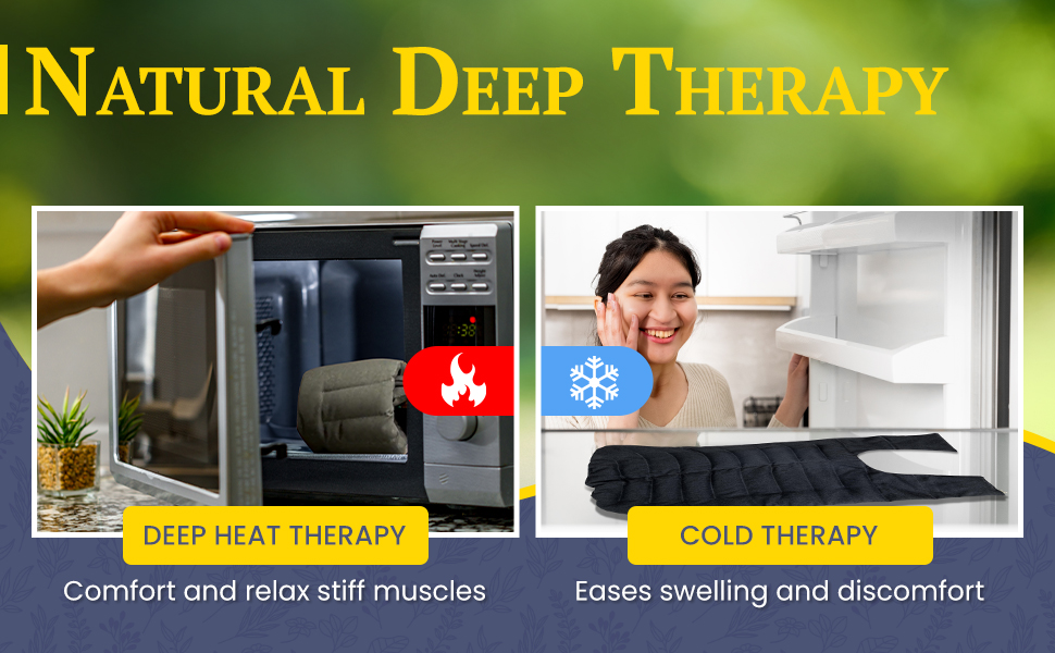 Kozi Weighted Heating Pad Microwavable Hot & Cold