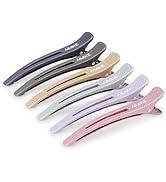 AIMIKE 6pcs Professional Hair Clips for Styling Sectioning, Anti-Slip No-Trace Duck Billed Hair C...