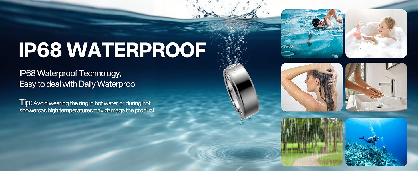 IP68 WaterproofTechnology, Easy to deal with Daily Waterproo
