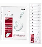 CENTELLIAN 24 Madeca Derma Face Mask (Intensive, 10pc) - Soothing Cotton Sheet Mask for Sensitive...