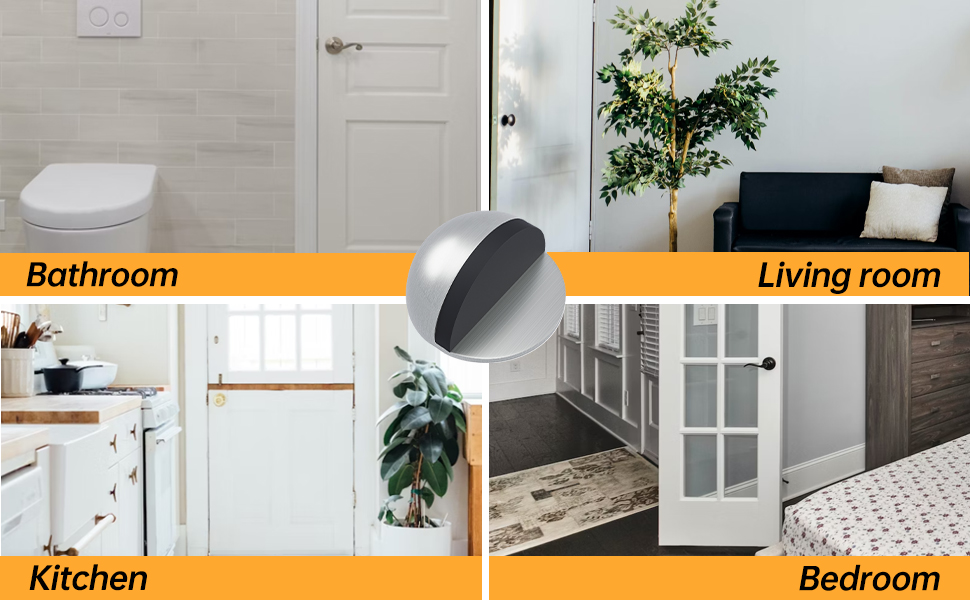 door stoppers wall protector door stoppers for bottom of door security