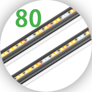 80 leds