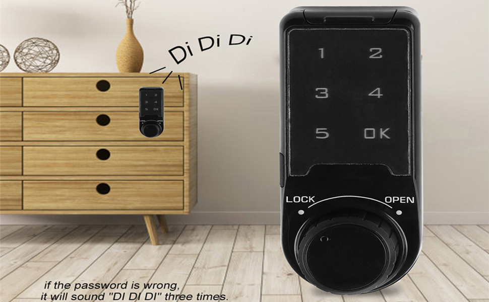 FTVOGUE Touch Digital Keypad Lock Cerradura electrónica Cerradura de la