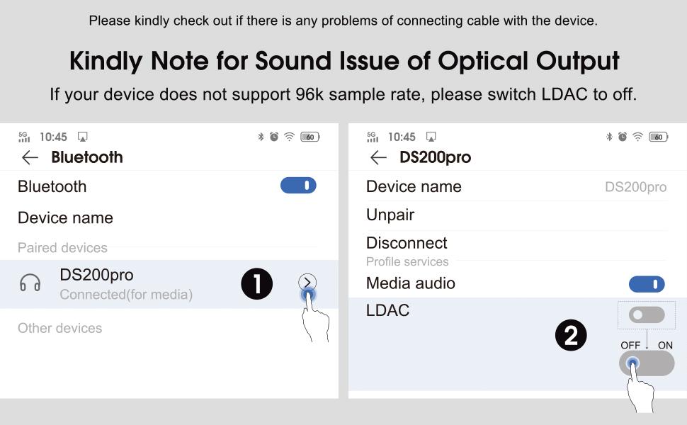 DS200Pro Bluetooth Music Receiver aptX
