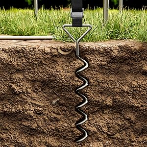 Piquets d’ancrage pour trampoline sécurité trampoline renforcer sécurité kit trampoline sangles