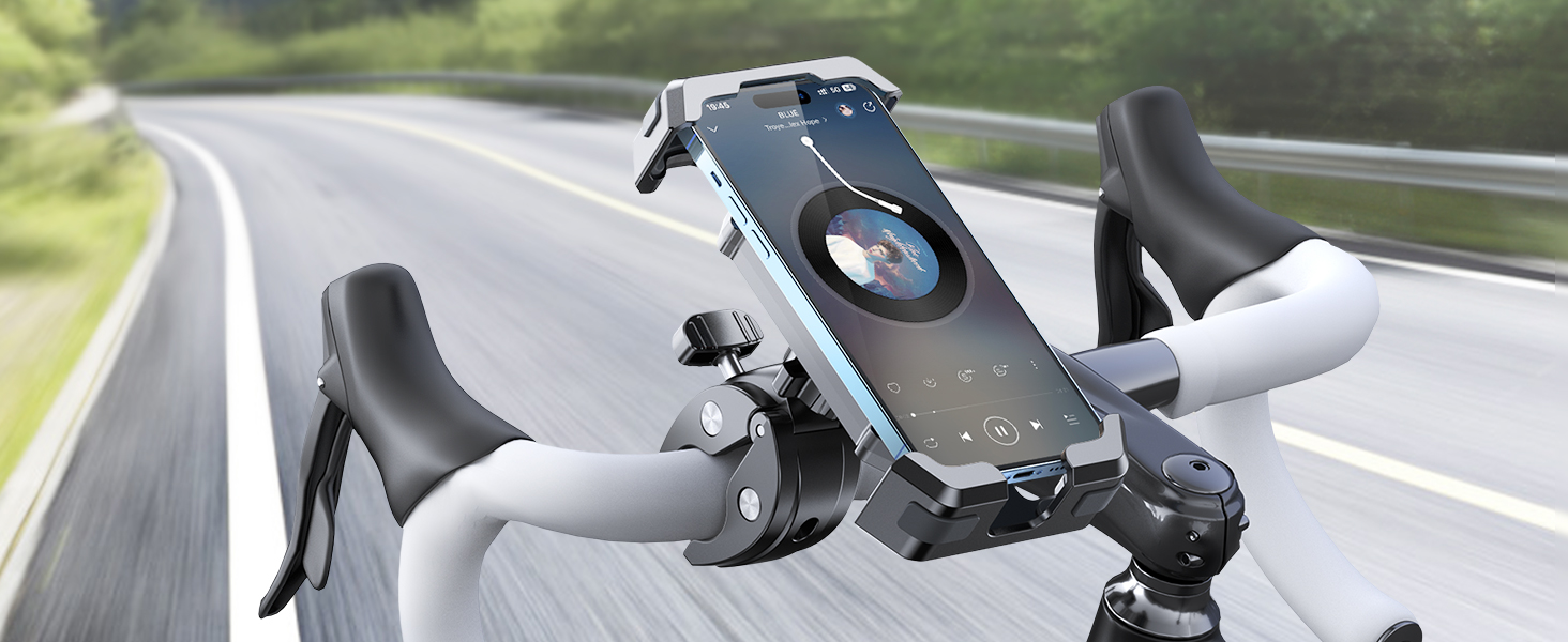 CIRYCASE Bike Phone Holder, [3s Install & Ultimate Antivibration