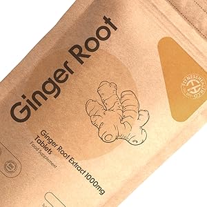 Ginger Root Extract 1000mg Tablets
