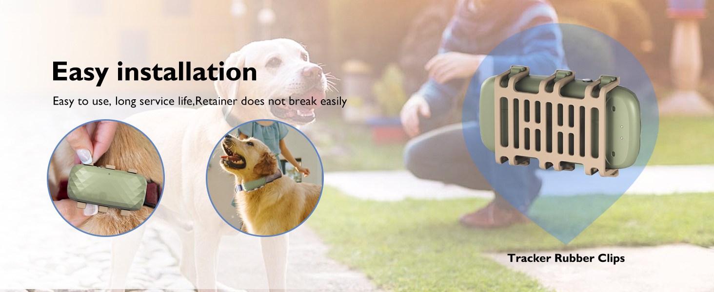 XL GPS Tracker clips
