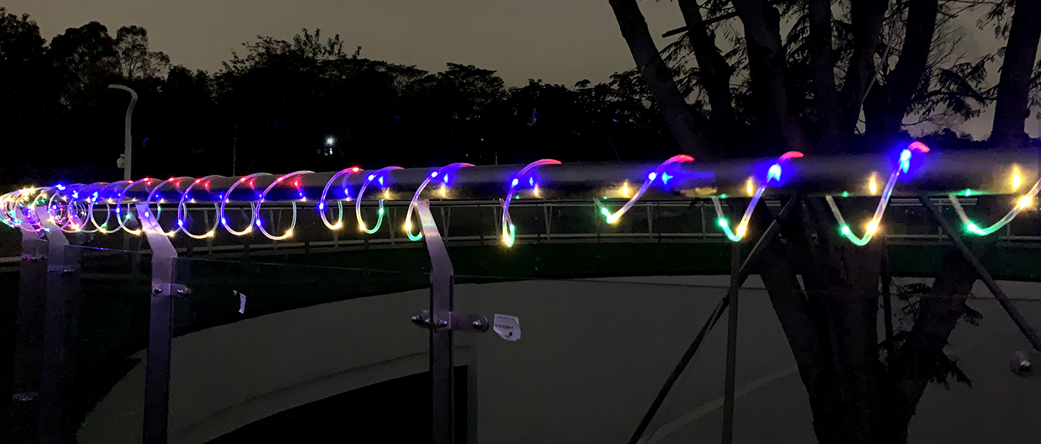 GLPE Solar Rope Lights Outdoor Waterproof LED,66ft 200 LEDs String