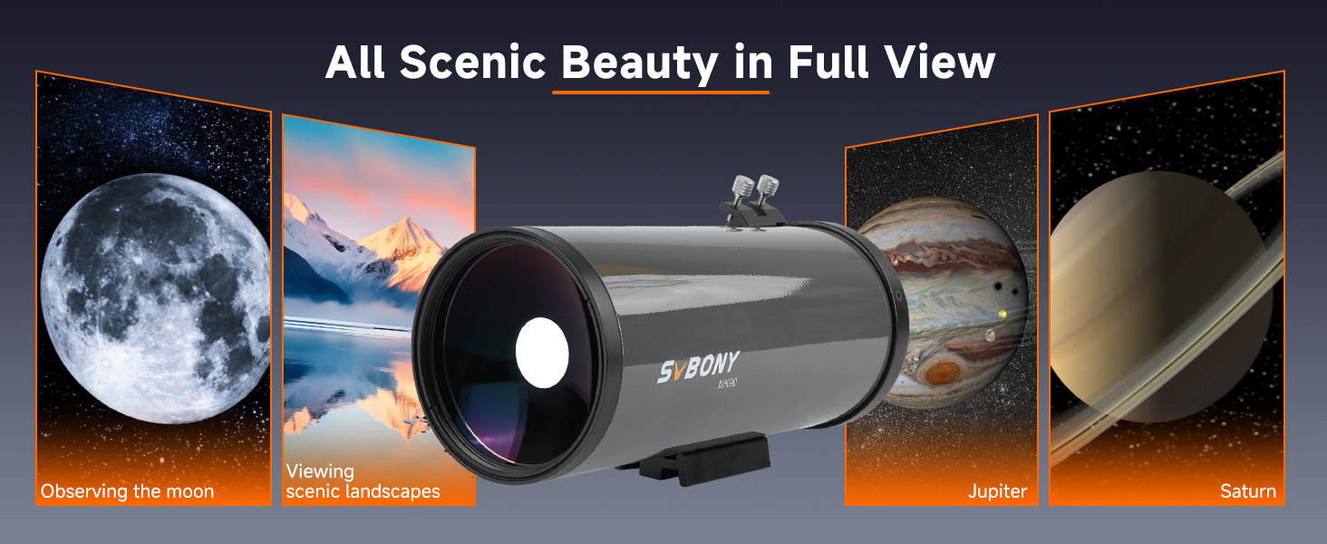 SVBONY Telescope MK90 Maksutov-Cassegrain Compound-Style Reflector Telescope