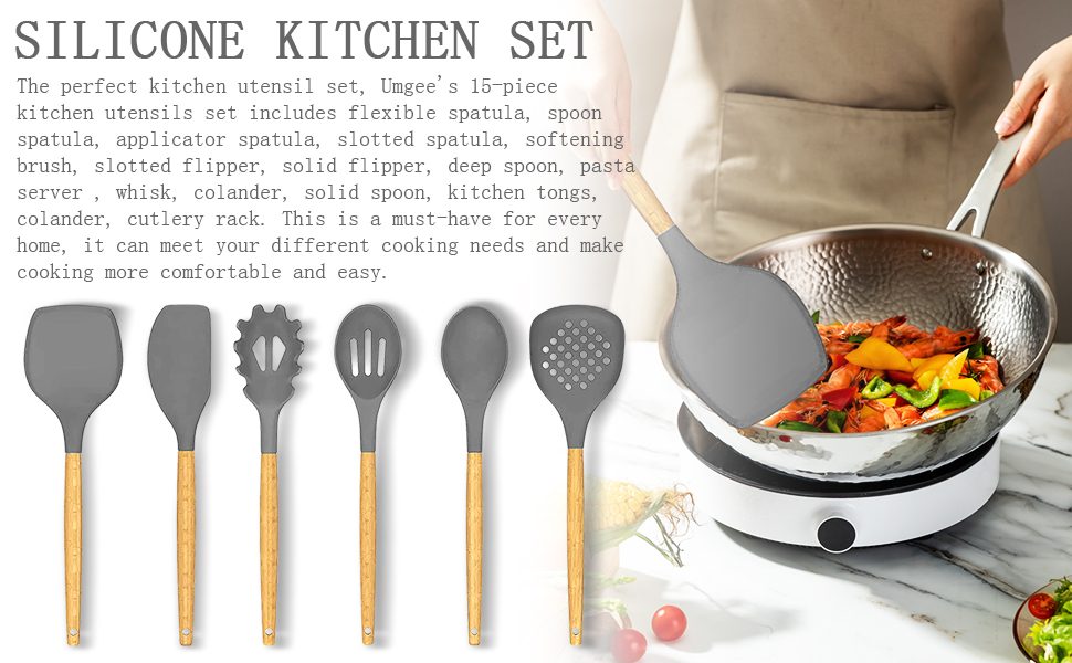 utensili da cucina in silicone