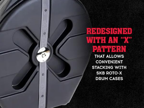 Amazon.com: SKB 22 Inch X Cymbal Vault, Durable Roto-Molded