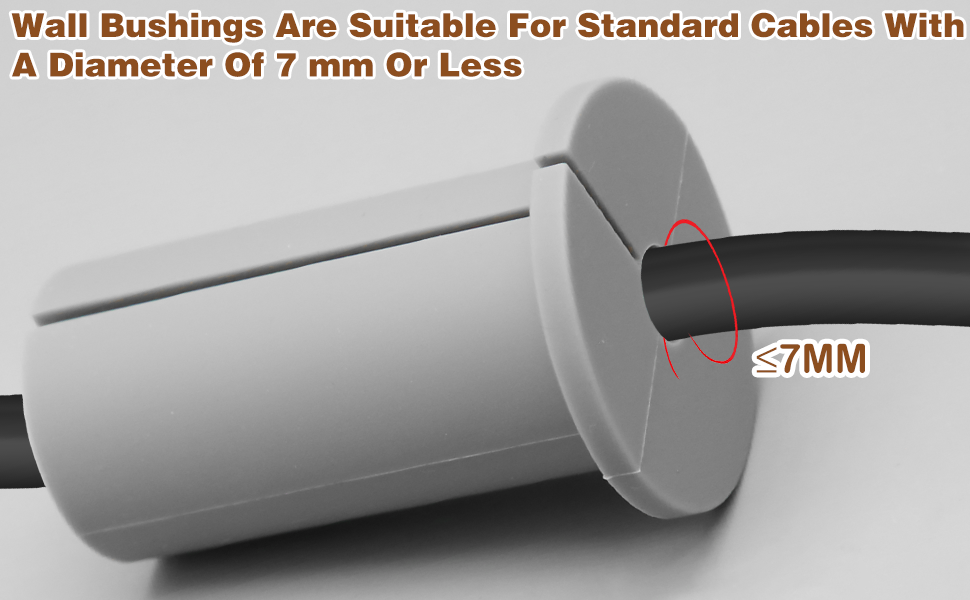 4Pcs Cable Grommet Routing Kit for Starlink, Wall Grommets for Cables, Wall Cable