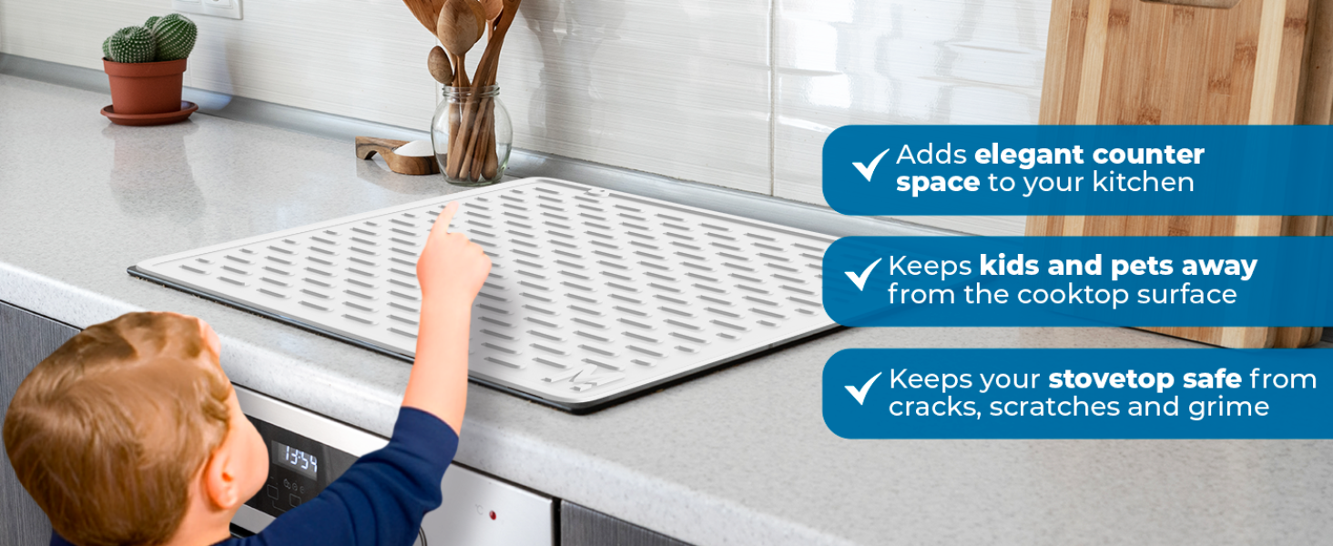 Meliusly Silicone Stove Cover (20x28) Premium Silicone Stove Top