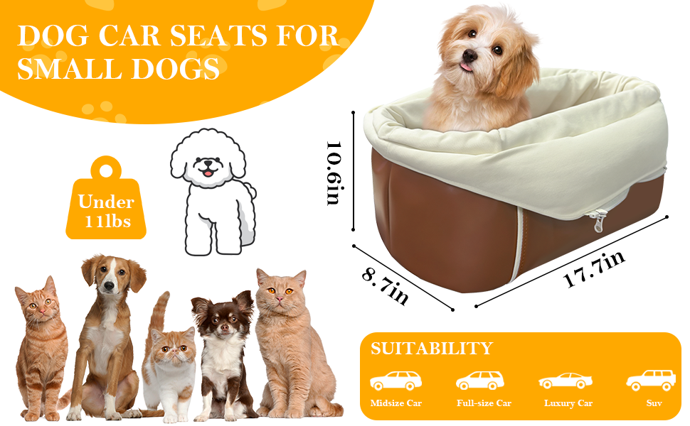 center console dog car seat