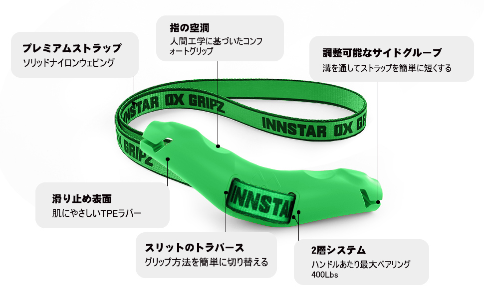 INNSTAR懸垂 チンニング グリップ フ2