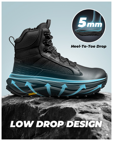 NORTIV 8 Men's Wide Toe Box Work Military Tactical Boots