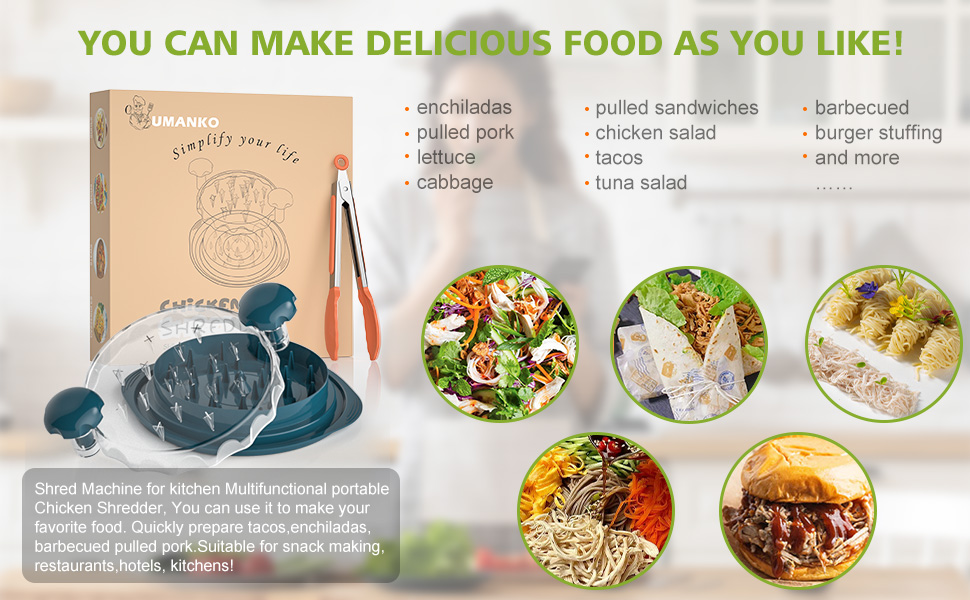 you can make delicious food as you like