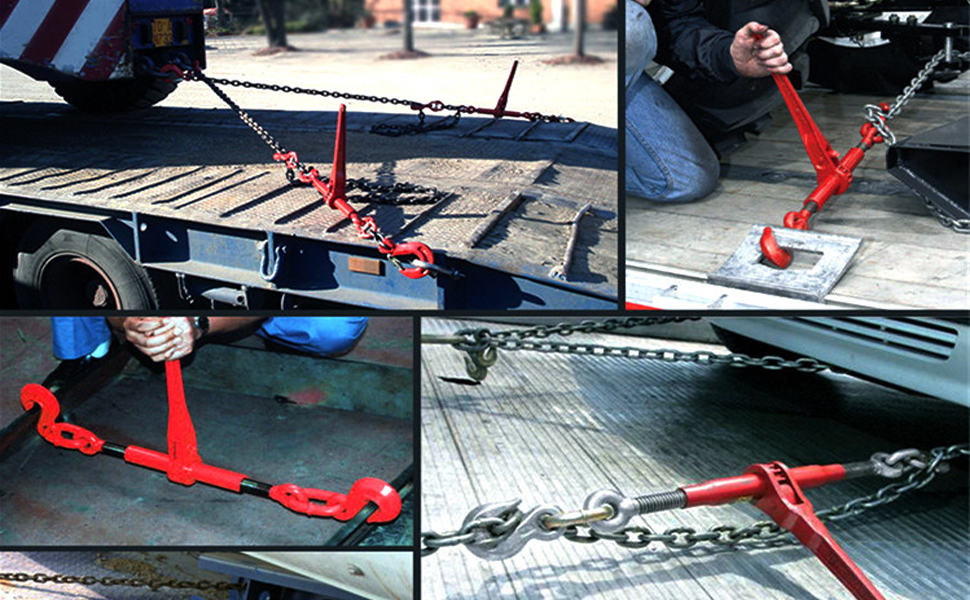 AAIN 1/4" 5/16" Chain Hook Tie Down,Load Binders