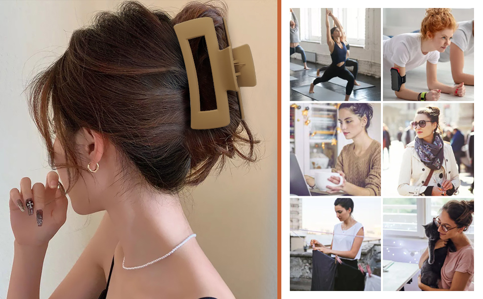 claw clips for thick hair and thin hair