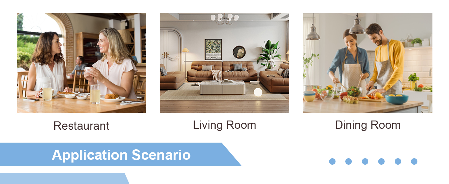 LUFTUT Round Glass Dining Table Set for 4,5 Piece Round