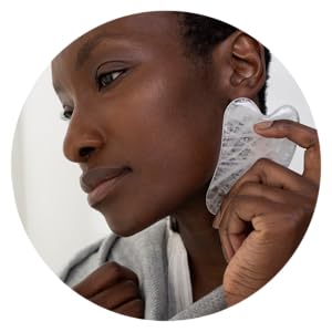 Hayo'u Method Clear Quartz Beauty Restorer One Minute Ritual: Facial Gua Sha