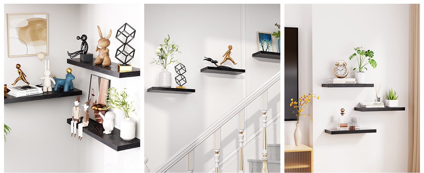 floating shelves for wall