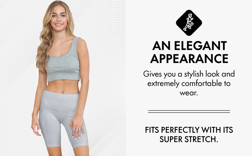 ClothingAve,Biker,Shorts