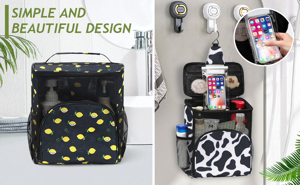 EIMMBD Hanging Shower Bag, Shower Caddy Portable Larger