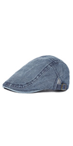 Washed Unisex Newsboy Hat