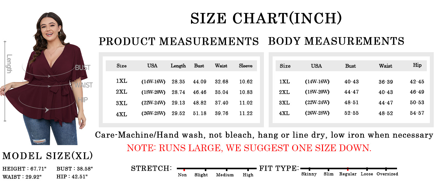 plus size peplum tops