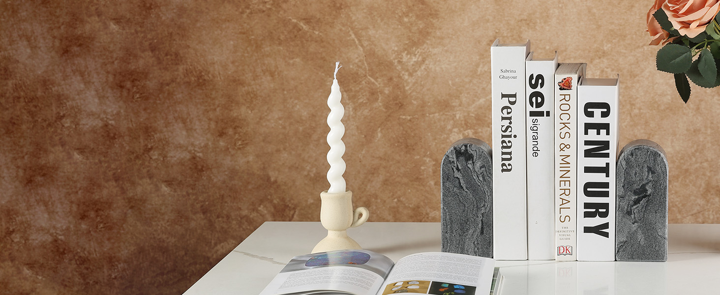 marble bookends