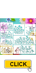 Wild Flower Stencils