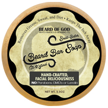 beard bar soap by beard of god