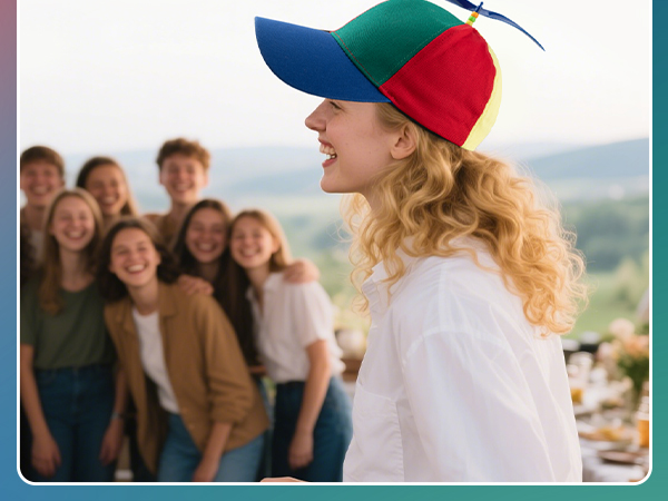 Detachable Adult Propeller Hat Baseball Cap