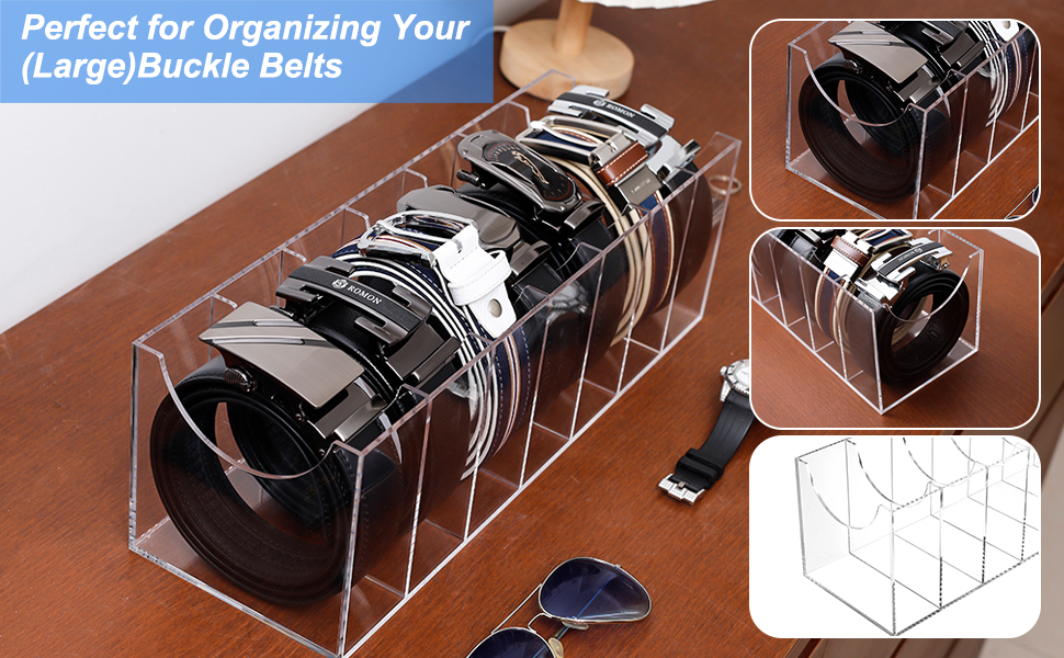SupApollo Belt Organizer, Belt Organizer for Closet