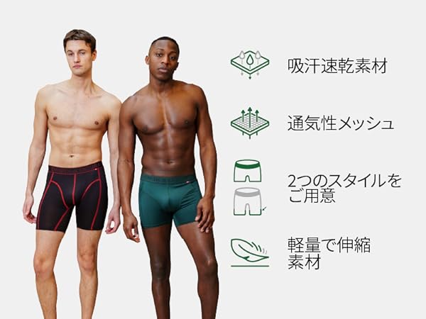 Amazon | [DANISH ENDURANCE] メンズスポーツボクサー 男性用