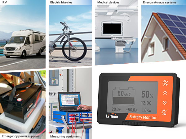 Amazon.com: LiTime 500A Battery Monitor with Shunt, 8V-120V